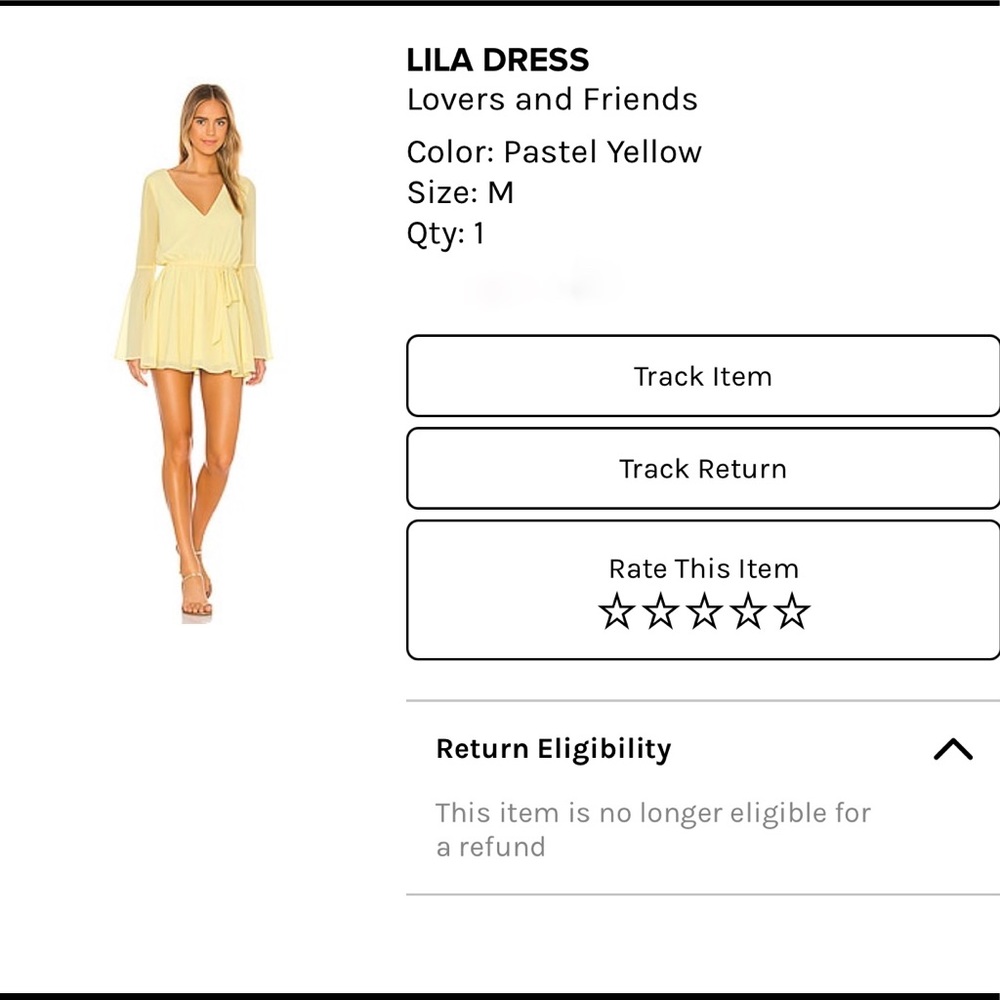 Lila Dress by Lovers+ Friends - Picture 5 of 5